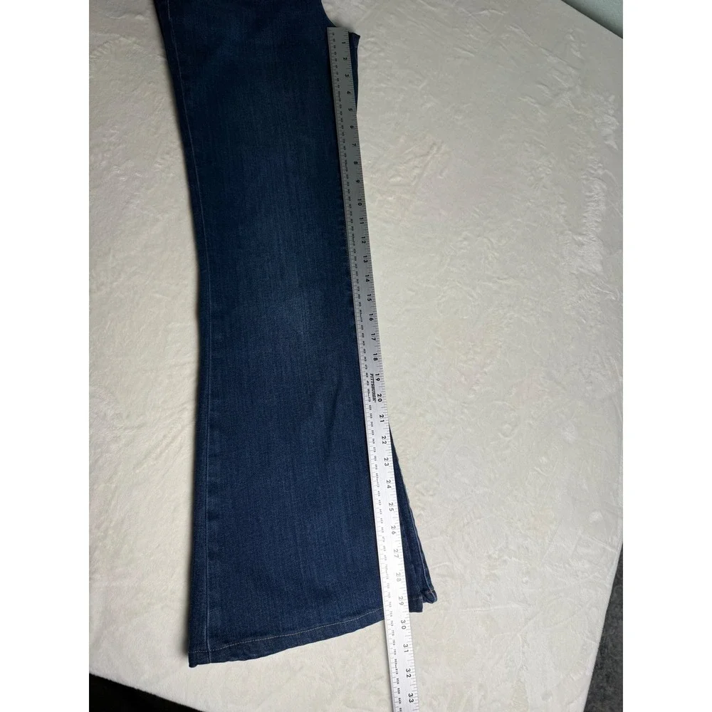 FRAME Le High Flare Jeans Dark Wash Denim High Rise Size 30